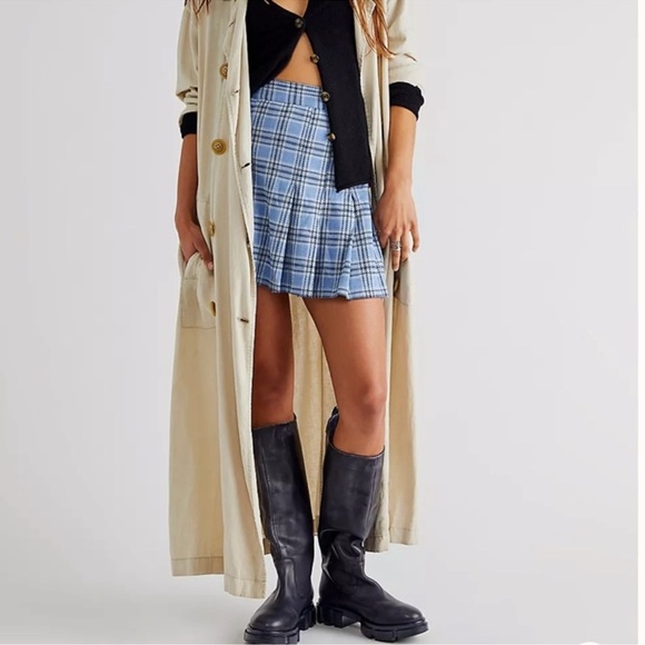 Free People Honey Pleated Skirt Size 2 - Picture 1 of 11